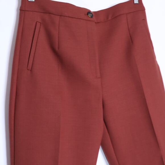 SÉZANE Christie Jacket and Martin Crop Trousers Hazelnut Pantsuit Women's 42 - Picture 10 of 15